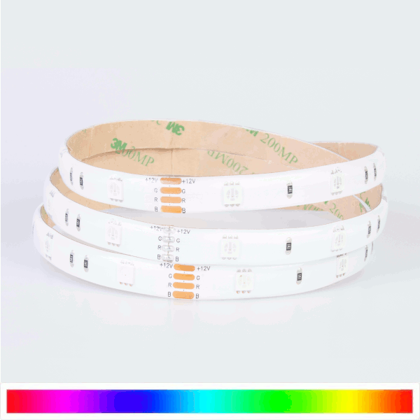 12V Colour Changing LED Strip - 60 LEDs